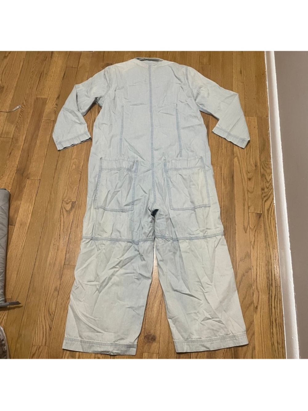 🕊️We the free Light Blue Button-Front Margarita Jumpsuit - Picture 8 of 8